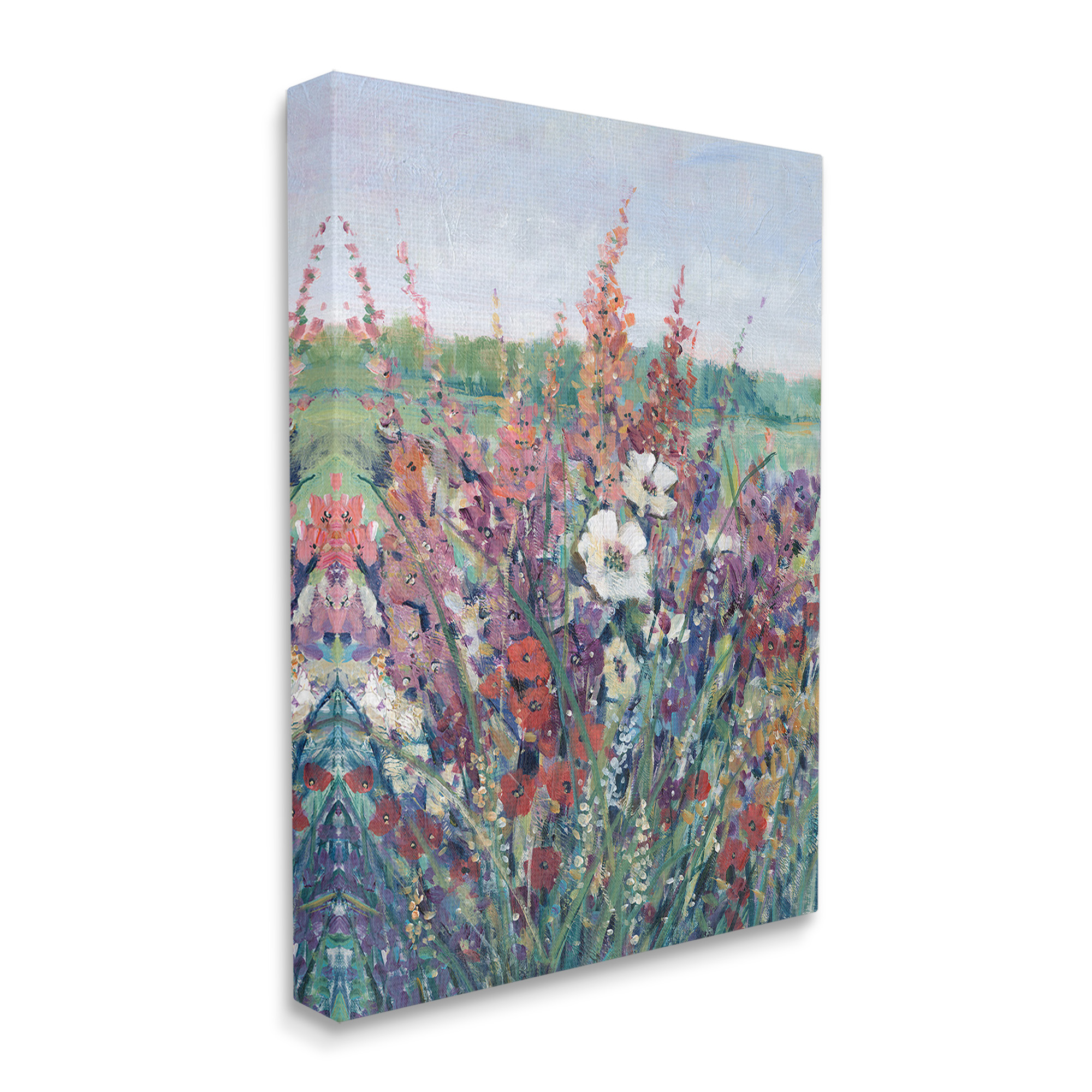 Stupell Industries Blooming Country Botanicals Botanical & Floral Painting Gallery Wrapped Canvas Art Print Wall Art, 24 x 30