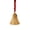 C, variant on Metal Hanging Bell, Antique Gold Finish with Red Velvet Ribbon