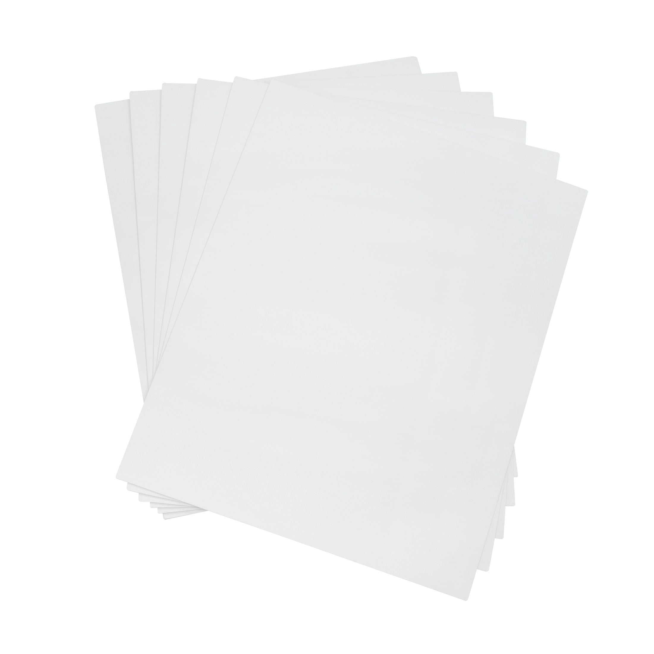 Studio Canvas Panel, 100% Cotton Acid Free White Canvas, 16"X20", 6 Pieces, Academic Canvas, Great Chioce for Beginners and Hobbyists of All Skill Levels.