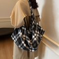 thumbnail image 2 of Large Capacity Tote Backpack Convertible Shoulder Crossbody With Checkered Pattern, 2 of 6