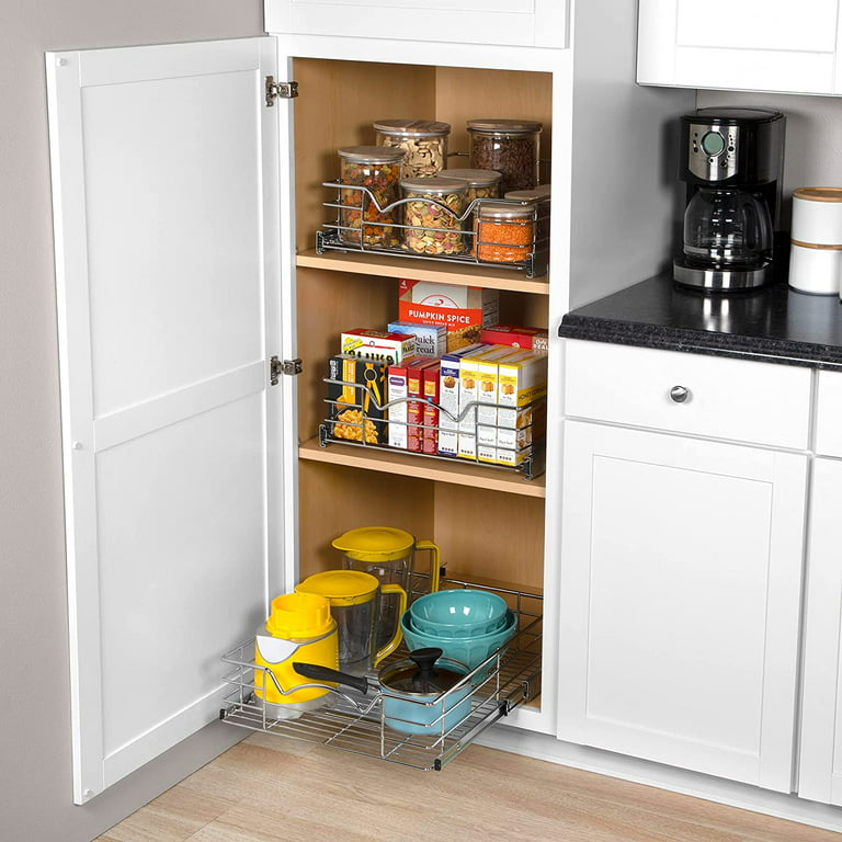Heavy Duty Pantry Pull Out Cabinet Organizer Basket –5 Year