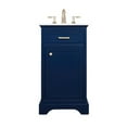thumbnail image 3 of 19 inch single bathroom vanity in Blue, 3 of 8
