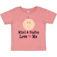 thumbnail image 3 of Inktastic Mimi and Poppop Love Me Grandchild Boys or Girls Baby T-Shirt, 3 of 5