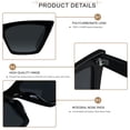 thumbnail image 4 of Gafas de Sol ANDWOOD Ojo de Gato para Mujer con Montura Cat Eye y Protección UV400, 4 of 6