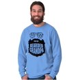 thumbnail image 4 of Baddie Bearded Grandpa Cool Funny Men's Long Sleeve Tee T Shirt Brisco Brands 2X, 4 of 6