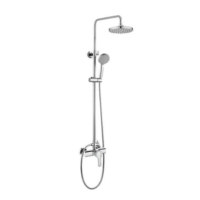 Regadera Para Ducha Ilios Innova FA-16102-ST Resistente Al Óxido Plateado