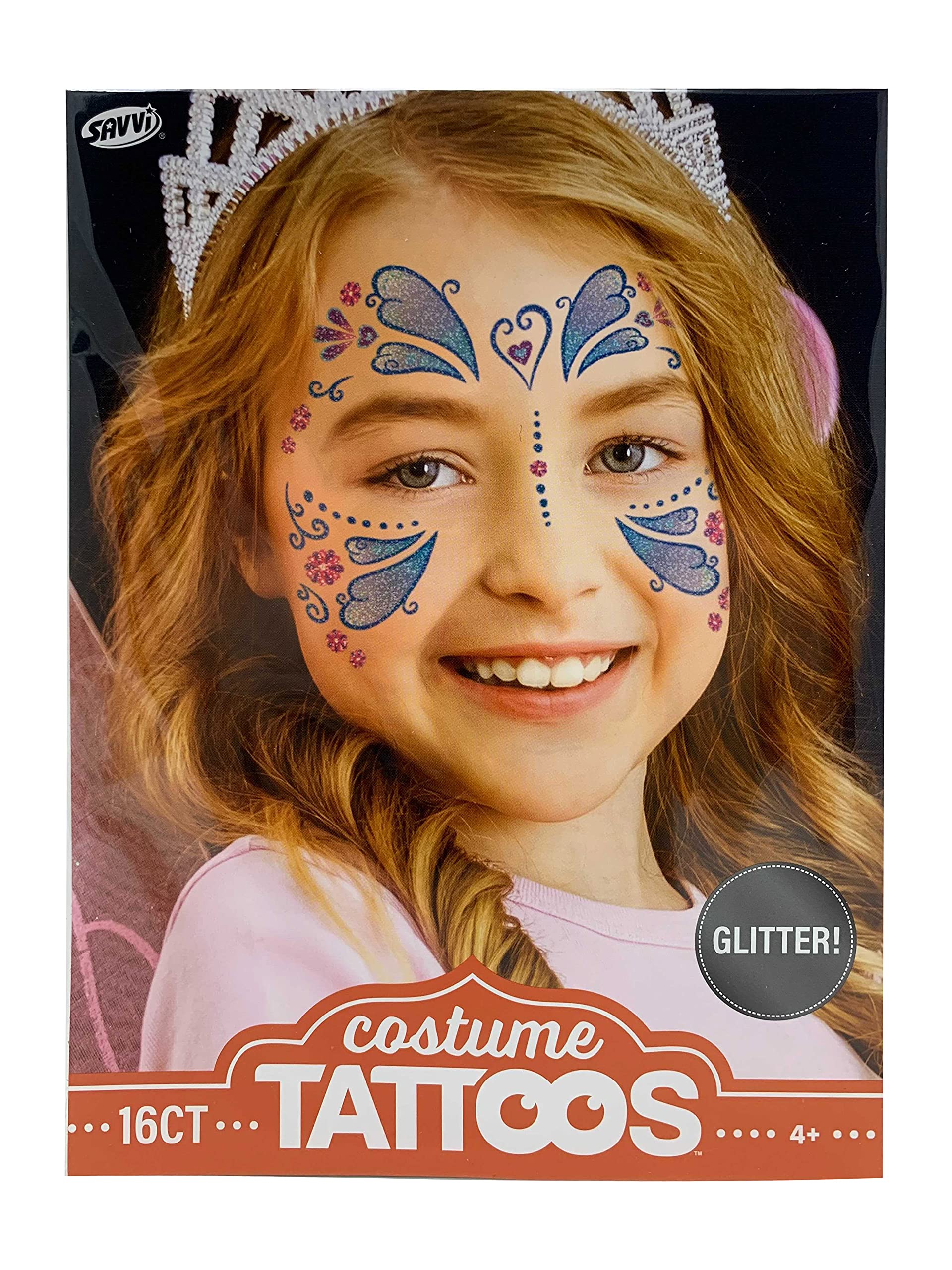 Halloween Temporary Tattoos for Kids, Kids Temporary Tattoos, Face