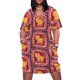 thumbnail image 1 of 2 vestidos largos con bolsos para mujer con estampado de collage de leones, vestidos para mujer, vestidos para ocasiones formales, 1 of 7