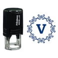 thumbnail image 1 of Printtoo Alphabet V Monogram Octagon Celtic Swirl Frame Self Inking Rubber Stamp Office Stationary, 1 of 7