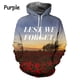 thumbnail image 3 of Sudadera con capucha para hombre y mujer con estampado 3D Lest We Forget, informal, de gran tamaño, ropa de calle, 3 of 5
