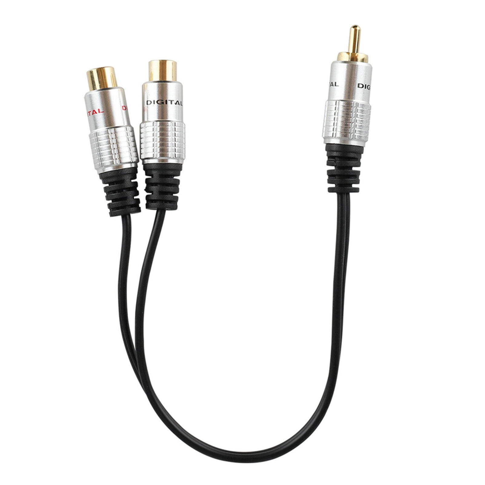 Greluma 10 pz adattatore cavo da RCA a altoparlante Subwoofer Altoparlante Phono RCA Maschio a AV 2 Terminale a vite Video Audio Molla Tipo di pressa Balun per CCTV