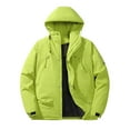 thumbnail image 1 of Veste Imperméable pour Homme Épaisse à Manches Longues à Capuche Chaude Décontractée Extérieur Usage Quotidien Nylon Spandex, 1 of 8