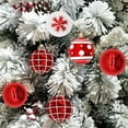 thumbnail image 4 of VERUGU 42Pcs Christmas Balls Ornaments for Xmas Tree, Delicate Christmas Decoration Baubles Set Shatterproof Plastic Christmas Ornaments Balls Kit for New Year, Christmas Gifts on Clearance, 4 of 6
