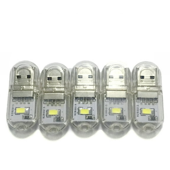WORGEOUS  6 PCS Mini Size LED Light USB Bar Night Cordless Table Lamp