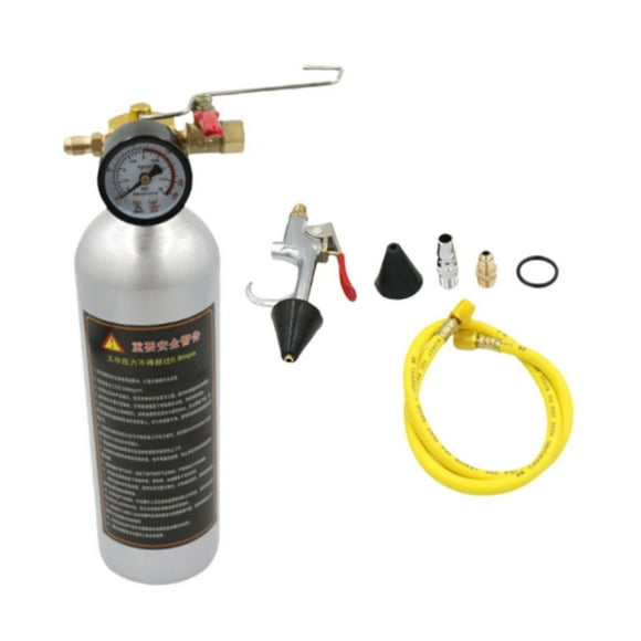 Juego de herramientas Shamjiam para limpieza de tuberías de aire acondicionado de automóvil recipiente de limpieza de aire acondicionado de automóvil Aluminio