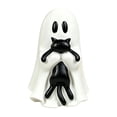 thumbnail image 2 of Tuvgenk Cute Ghost With Black Cat Resin Figurines Halloween Mini Decor Statues For Tabletop And Shelf Ornament, 2 of 6