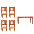 thumbnail image 2 of MesaSe 1 Set Plastic Mini Furniture Small Creative Dining Table Mini Dining Table, 2 of 6