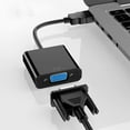 thumbnail image 3 of HDMI to VGA Adapter Converter, HDMI Female to VGA Male Adapter with 3.5mm Audio Port and Micro USB Power Cable, Compatible for Computer, Desktop, Laptop, PC, Monitor, Projector ( White), 3 of 9
