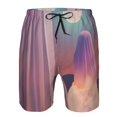 thumbnail image 3 of Fotbe Dreamy Moonlit Window Trajes de Baño Estampados para Hombre, Shorts de Verano de Secado Rápido, Ropa de Playa, Bañadores-Large, 3 of 6