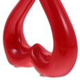 thumbnail image 4 of 1 florero de cerámica con forma de corazón, adorno floral, decoración para el hogar (rojo), 4 of 7