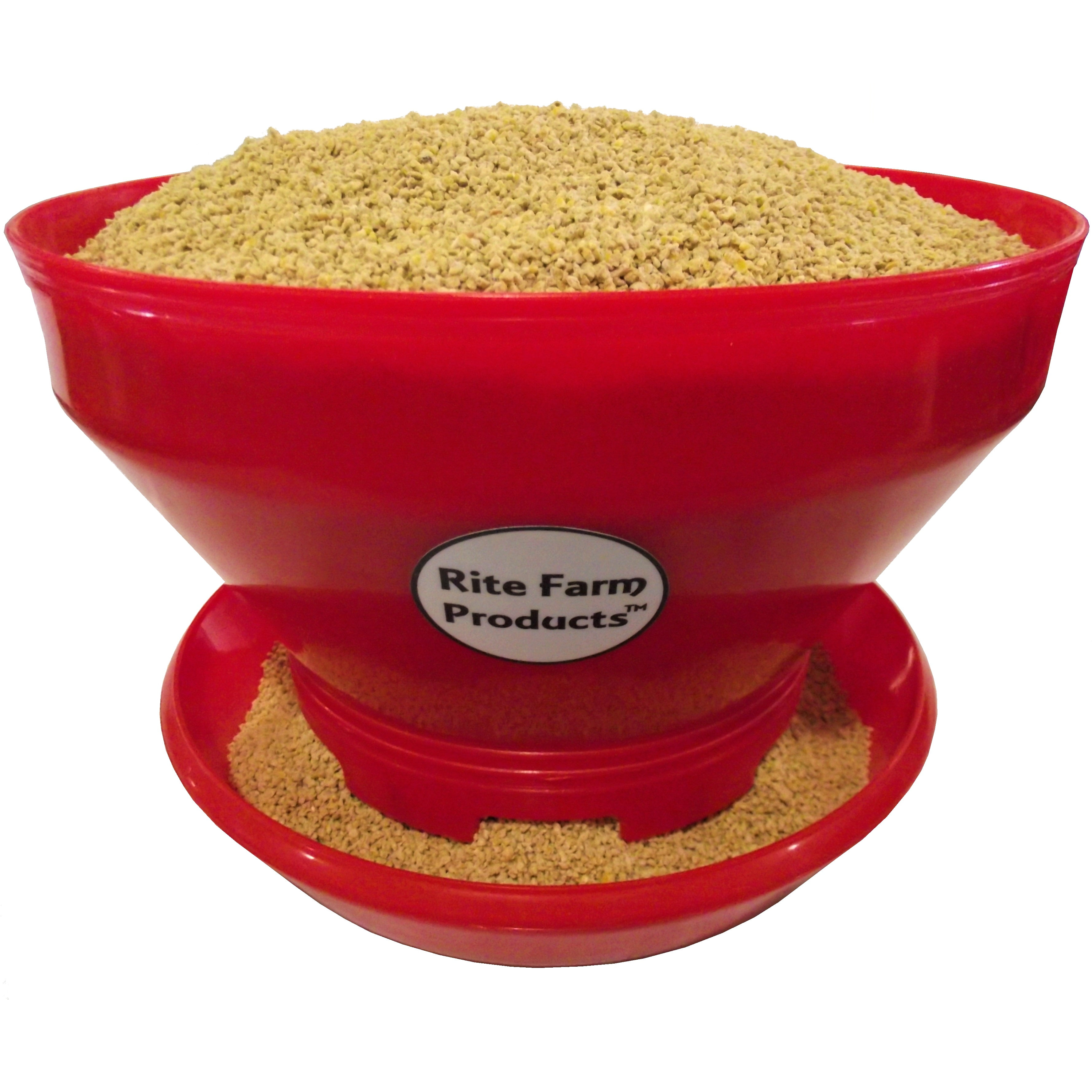 1 RITE FARM PRODUCTS TURBO PRO 10 CAPACITY BABY CHICK FEEDER POULTRY