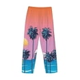 thumbnail image 5 of Disketp Beach With Palm Trees Men'S Pajama Pants - Ultra Soft Fleece Sleep And Lounge Pants (Size: S-Xxl), 5 of 9