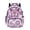 Butterfly Tie-dye Violet, variant on SEANATIVE 17 Inches Kids Backpack Cute School Bag Stylish Book Bag Back to School Essential Casual Daypack for Elementary Middle School Boys Girls, Black Cat Paw Print Violet Black