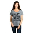 thumbnail image 2 of Thread Tank Mary Poppin Bottles Women's Relaxed Slouchy Dolman T-Shirt Tee Heather Grey Large, 2 of 4