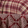 thumbnail image 4 of Southshore Fine Living, Inc. Christmas Quilt Twin/Twin XL with Sham, Christmas Carol Red Plaid, 4 of 8