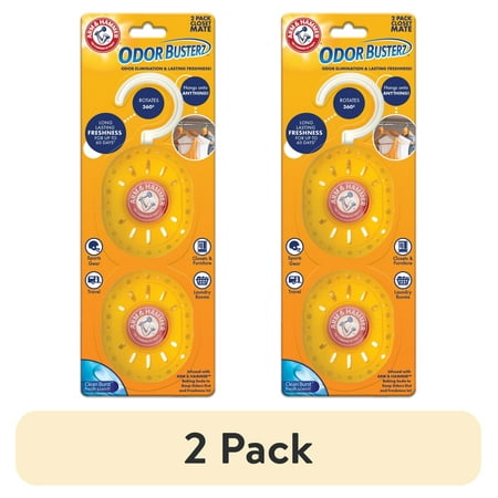 (2 pack) Arm & Hammer Odor Busterz Closet Odor Eliminator, 2‑Pack