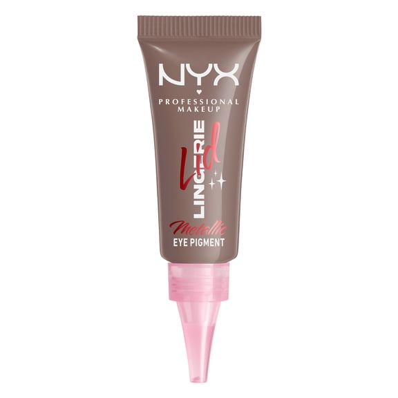 NYX Professional Makeup Lid Lingerie Liquid Eyeshadow And Cream Shimmer, Granite Grind, 0.2 fl oz