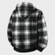 thumbnail image 5 of MHFRRA Abrigo Cálido A Cuadros para Hombre, Versátil, Forrado, Grueso y A La Moda, para Otoño E Invierno Blanco, 5 of 5