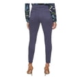 thumbnail image 2 of TOMMY HILFIGER Womens Navy Zippered Pocketed Curvy Fit Wear To Work High Waist Pants 4, 2 of 5