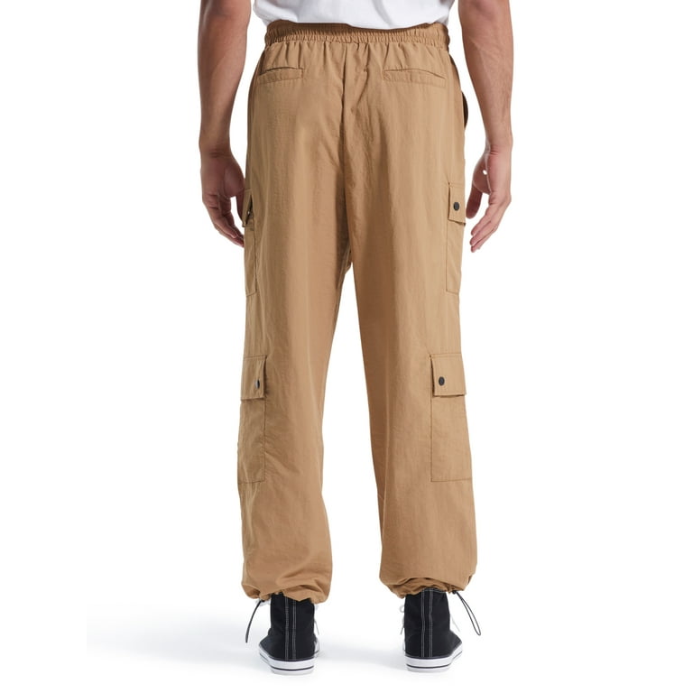 No Boundaries Men's & Big Men's Nylon Cinched Cargo Pants