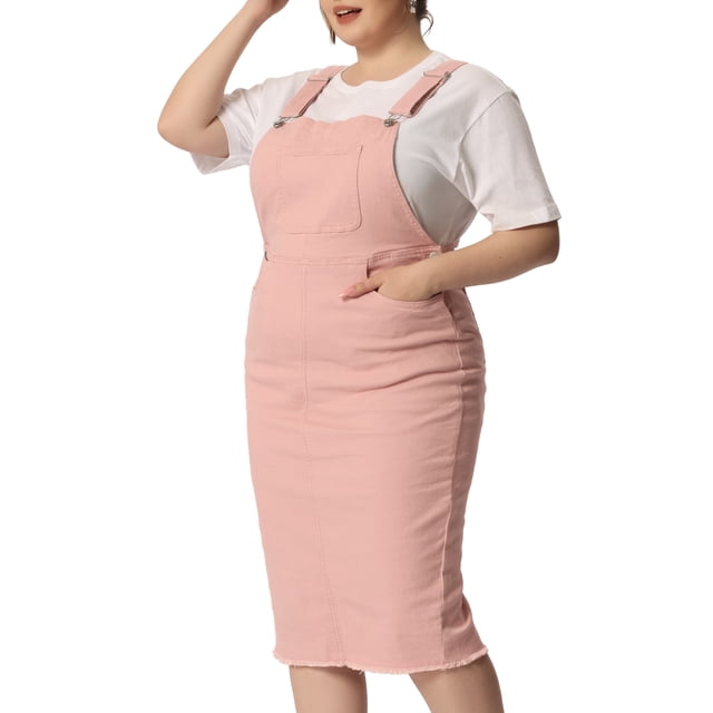 Vestido de mujer de talgrande con tirantes ajustables y abertuen espalRo2X