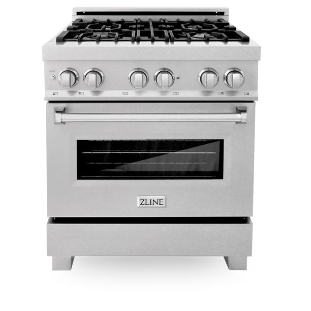 ZLINE 36 in. Professional Dual Fuel Range in DuraSnow Stainless Steel
