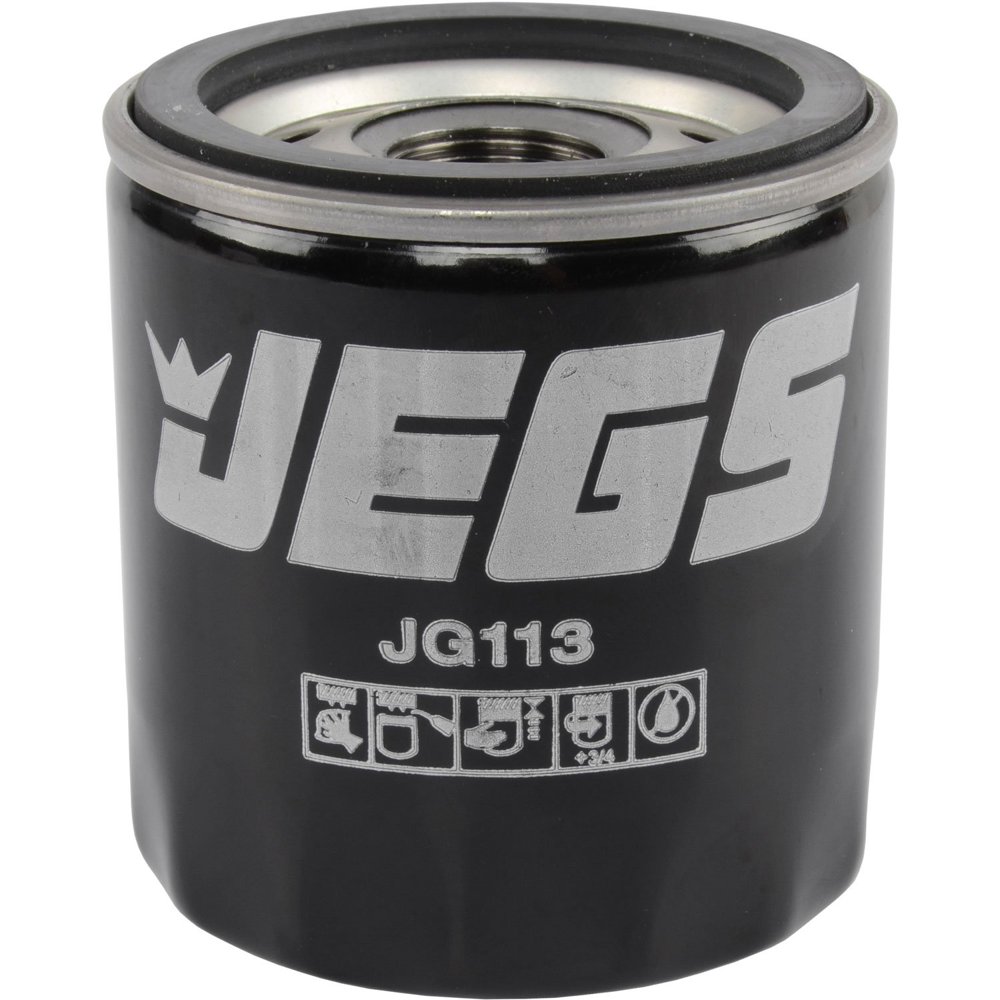 JEGS JG113 Performance GM, Dodge Oil Filter, 3.35 in. High, 22mm x 1.5 Thread
