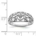 thumbnail image 3 of Auriga Fine Jewelry 925 Sterling Silver Diamond Engagement Ring Size 8 for Women, 3 of 5