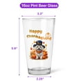 thumbnail image 5 of Happy Thanksgiving Maltese Welcome Thankful Fall Autumn Pumpkin 16oz Pint Beer Glass Mug Maltese Dog Lover Gifts Idea Beer Glasses Cup - 02021, 5 of 5