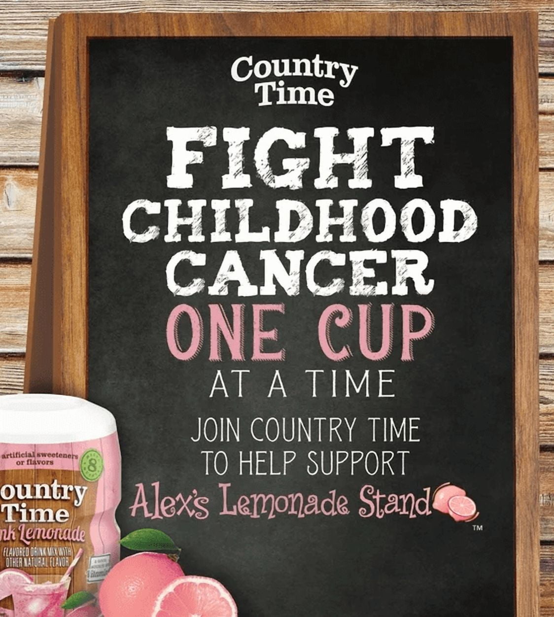 Country Time Pink Lemonade Naturally Flavored Powdered Drink Mix, 19 oz. Canister (Pack of 2)