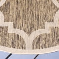 thumbnail image 5 of Safavieh Courtyard Becky Geometric Indoor/Outdoor Area Rug, Brown, 5'3" x 5'3" Round, 5 of 10