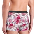 thumbnail image 4 of Bingfone Peonies And Roses Men's Underwear - Casual Stretch Boxer Briefs-Medium, 4 of 7