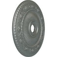 thumbnail image 3 of Ekena Millwork 24 1/4"OD x 3 7/8"ID x 2"P Logan Ceiling Medallion (Fits Canopies up to 6 1/8"), Hand-Painted Platinum, 3 of 7