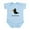 Sky Blue, variant on CafePress - Nevermore Raven Infant Bodysuit - Baby Light Bodysuit, Size Newborn - 24 Months