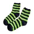 thumbnail image 3 of Cute Halloween Fuzzy Crew Socks for Women Soft Warm Casual Costume Accessories Socks for Fall Home Wear,One Size,Green, 3 of 6