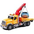 thumbnail image 2 of ILANKTOZI 15" Large Tow Truck Friction Powered Transport Truck Crane Play Vehicle, 4+ Yrs, 2 Count, 2 of 7