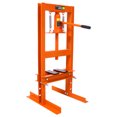 thumbnail image 3 of 6 Ton Hydraulic Press, Benchtop Hydraulic Shop Press, H-Frame Garage Floor Press with Press Plates, Adjustable Working Table Height, orange, 3 of 9