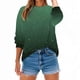thumbnail image 2 of Heisall Womens Sweatshirts Gradient Print Round Neck Casual Sporty Long Sleeve Lightweight 2025 New Fashion Trendy Tops, 2 of 7