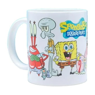 United Labels Tazza In Ceramica Spongebob Squarepants 230 Ml, Arcobaleno, Lavabile In Lavastoviglie E Microonde