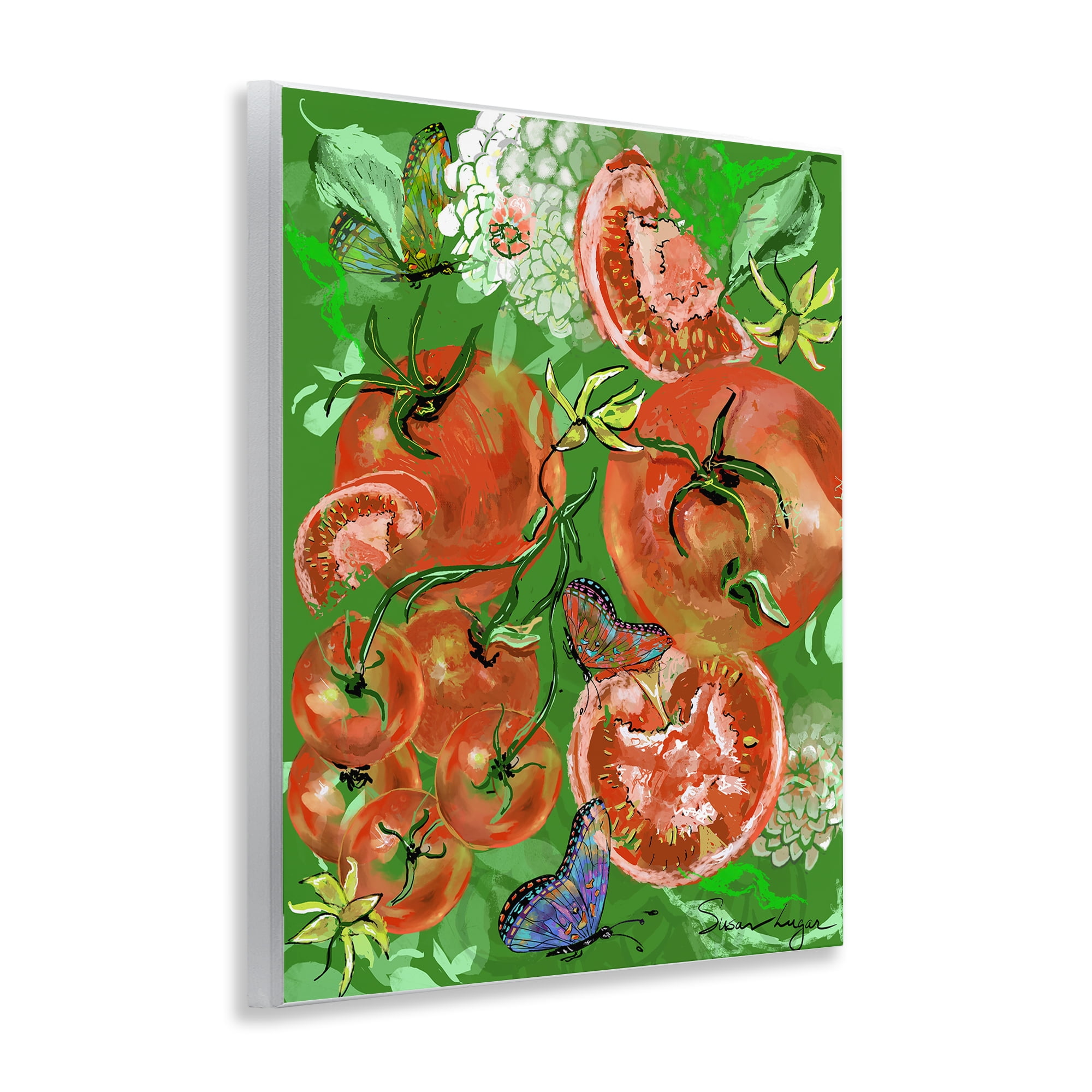 Stupell Industries Tomatoes Swirl Collage Wall Plaque Art, design by Susan Lugar
